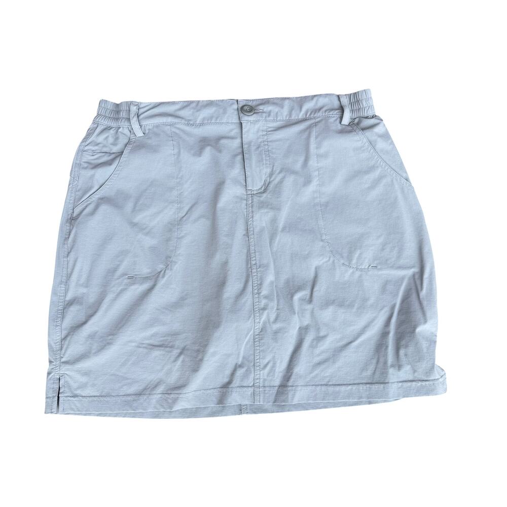 Willit Light Gray Hiking Skort Built In Shorts Stretch Golf Travel Size L